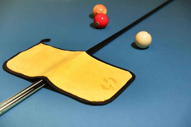 HEYBALL Premium Billiard Cue Cleaning Towels 2‑Pack, 16 x 12 in 800 GSM Microfiber Cloth – Ultra‑Thick Lint‑Free Wipe for Pool Cue, Balls & Table – Hanging Loop - Image 4